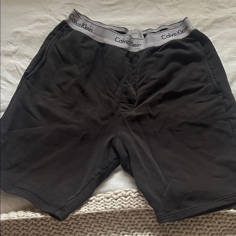 Calvin Klein Charcoal Lounge Shorts